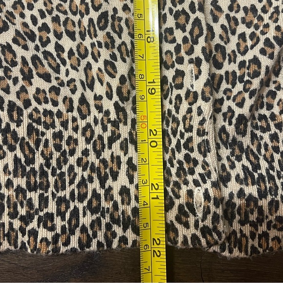 Vintage leopard cardigan button down size S - Picture 7 of 7